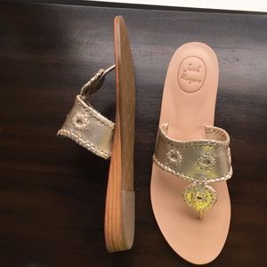 Brand new Jack Rogers Capri size 10 color Platinum